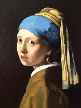 Kopia Vermeera Dziewczyna z per